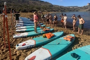 Stand-Up Paddleboarding Lesson at Malta Surf School