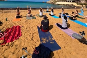 Sunday: Ghajn Tuffieha (Riviera) Beach Yoga Class