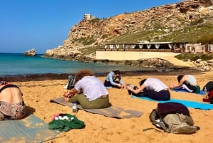 Sunday: Ghajn Tuffieha (Riviera) Beach Yoga Class