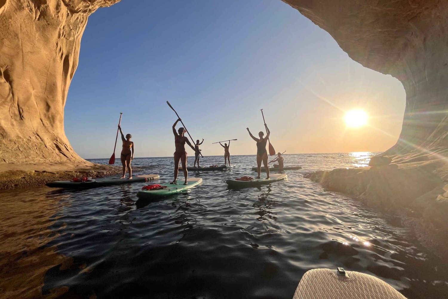 Sunset Stand-Up Paddleboard Tour to Ta'Marija Cave