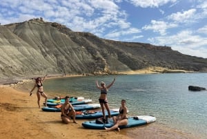 Sunset Stand-Up Paddleboard Tour to Ta'Marija Cave