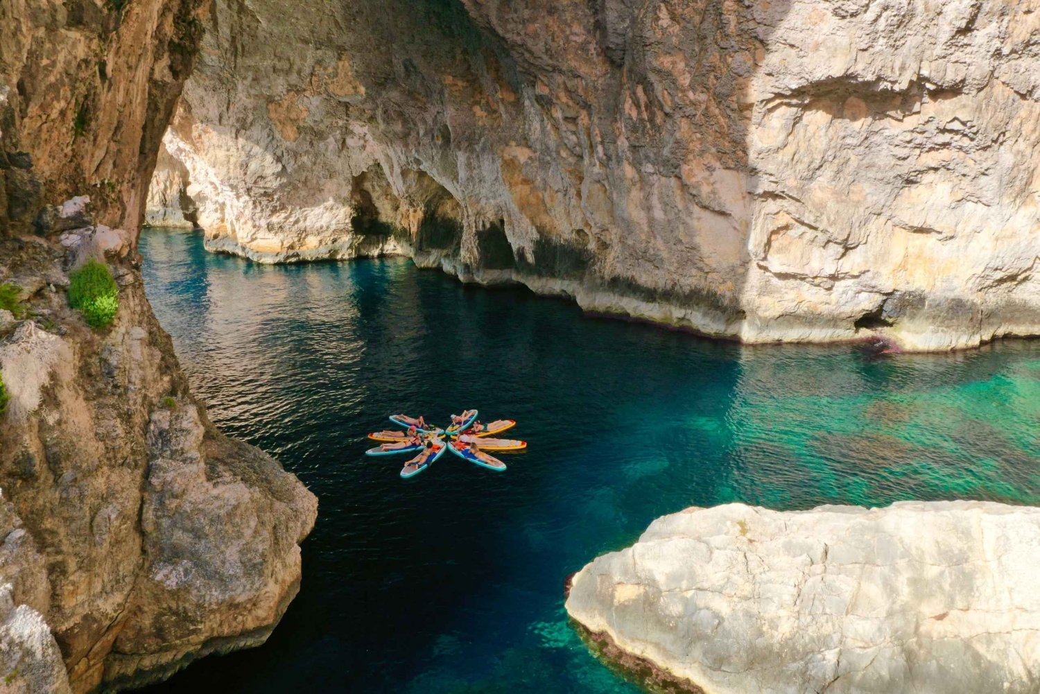 SUP Tour Experience Blue Grotto
