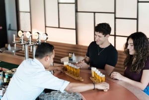 L'expérience de la brasserie et la dégustation de bière, y compris le transport