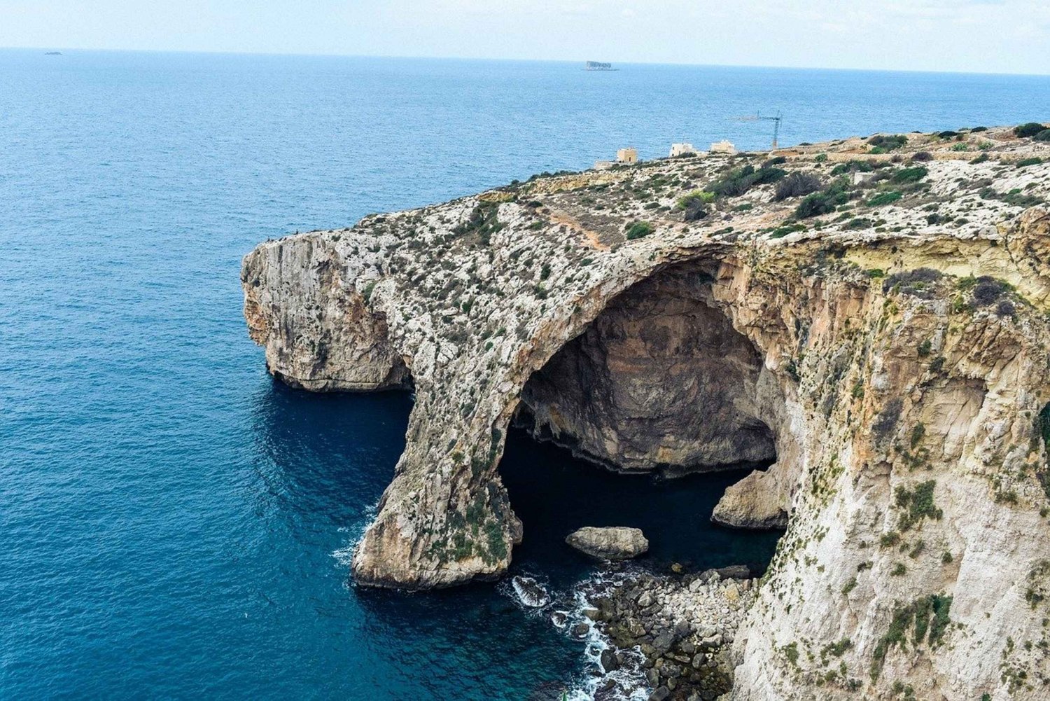 Omvisning på Malta (privat sjåfør) inkludert lunsjtallerken og vin