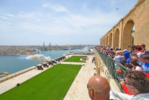 Valletta: Guided Walking Tour with Noon Gun Salute