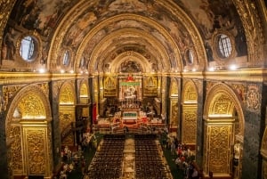 La Valletta: tour guidato a piedi con visita facoltativa alla cattedrale