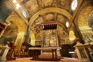 Valletta: Opastettu kävelykierros Pyhän Johanneksen katedraalin kanssa