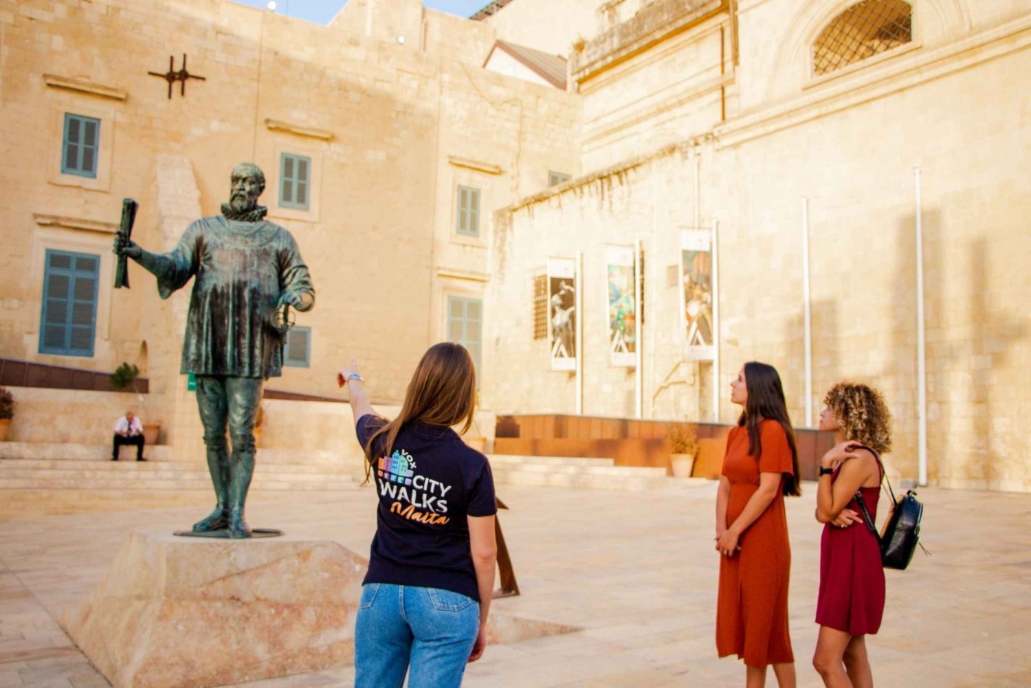 Valletta: City Nobles App Tour + Malta5D Entry (optional)