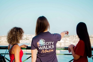 Valletta: City Nobles App Tour + Malta5D Entry (optional)