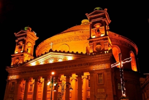 Valletta, Mdina und Mosta: Nachttour