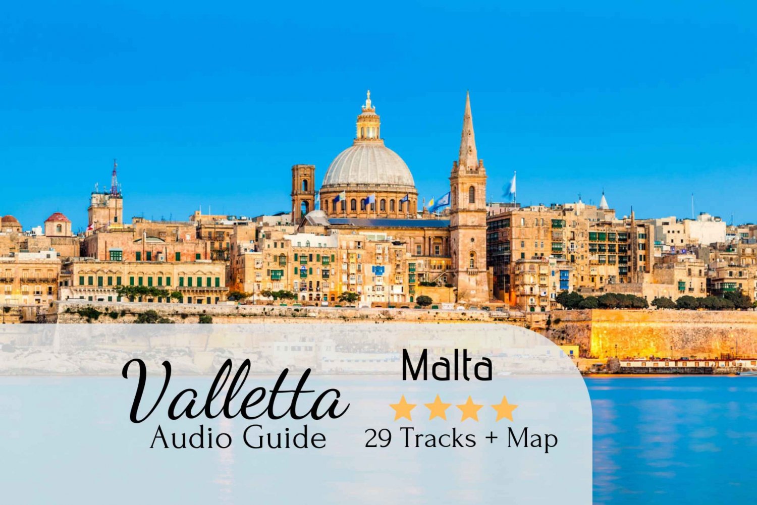 Valletta: Self-Guided Audio Tour, Map and Directions
