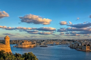 Valletta: Historisk spasertur med egen guide (audioguide)