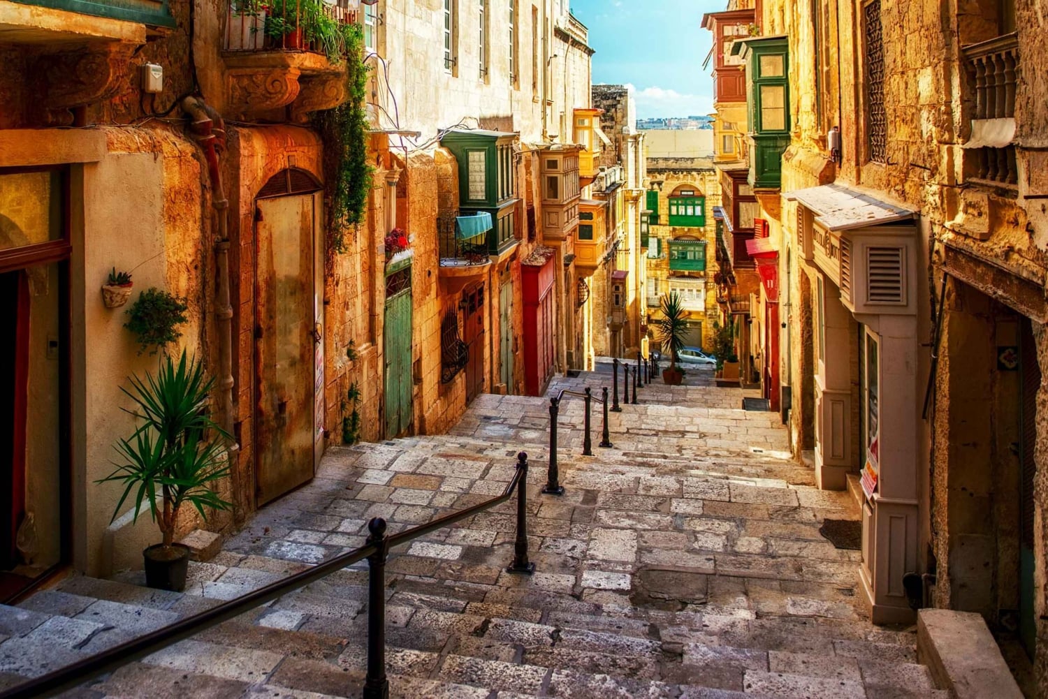 Valletta Street Food & History Tour med private transfers