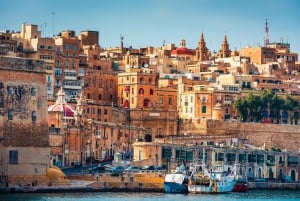 Valletta Street Food & History Tour z prywatnym transferem