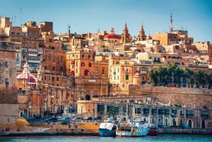 Valletta Street Food & History Tour med private transfers