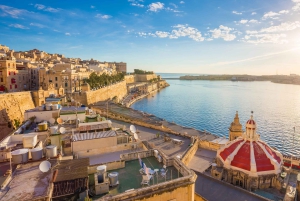 Valletta Street Food & History Tour med private transfers