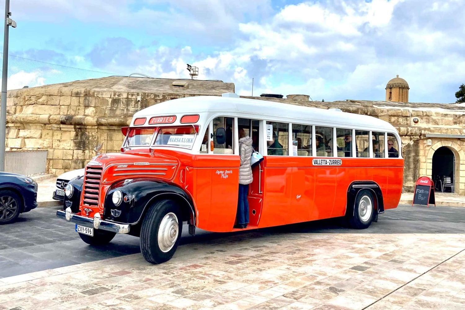 La Valette : Bus du dimanche à Marsaxlokk