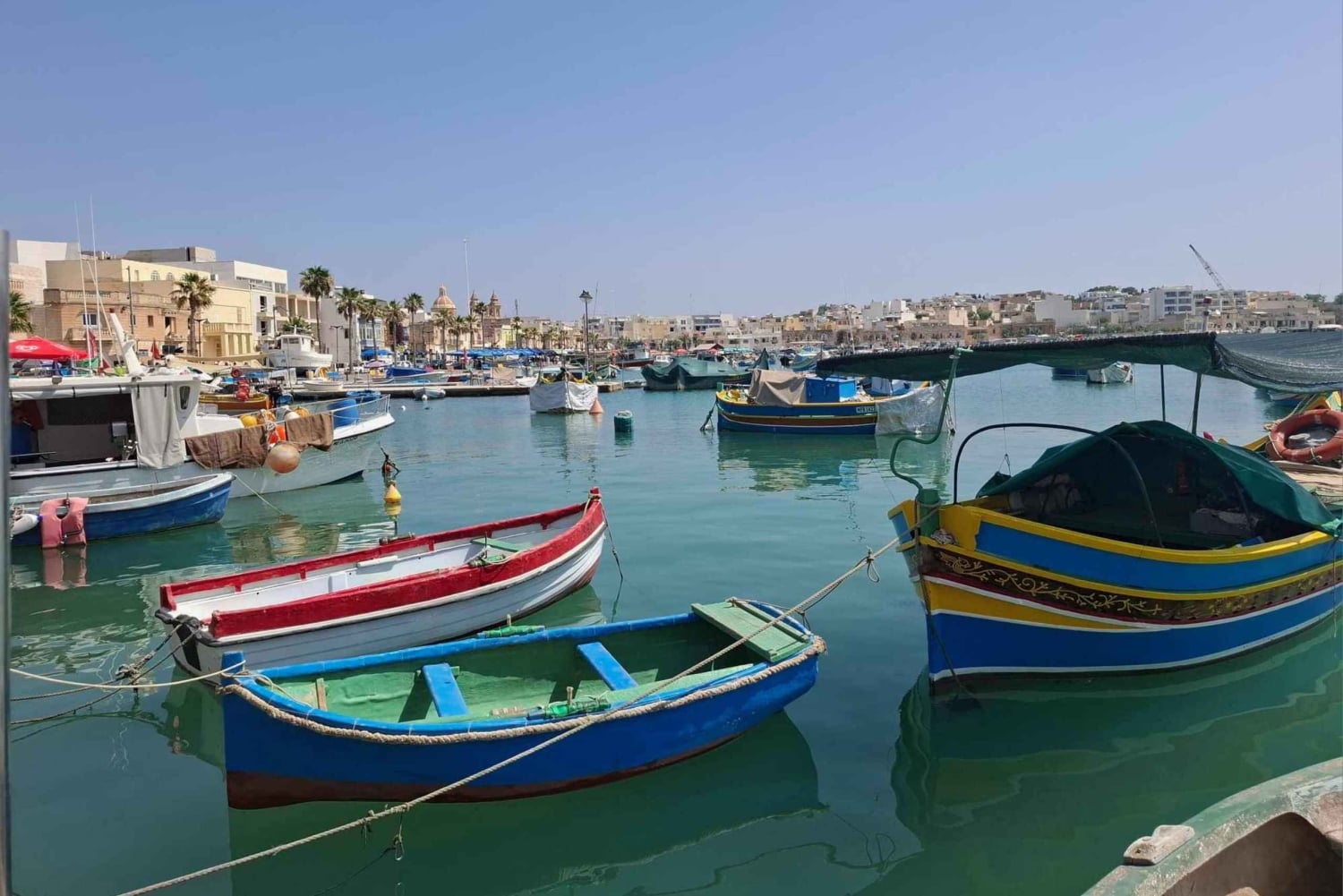 La Valette : Bus du dimanche à Marsaxlokk