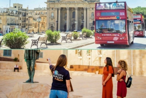 Valletta: Walking Tours, Hop-on Hop-off Bus, and Boat Cruise