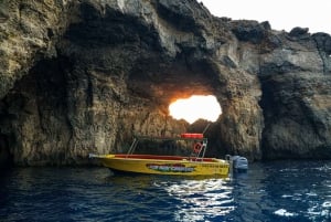 Blaue Lagune: Malta, Kristall-Lagune, Höhlen, privates Schnellboot