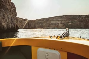 Blaue Lagune: Malta, Kristall-Lagune, Höhlen, privates Schnellboot