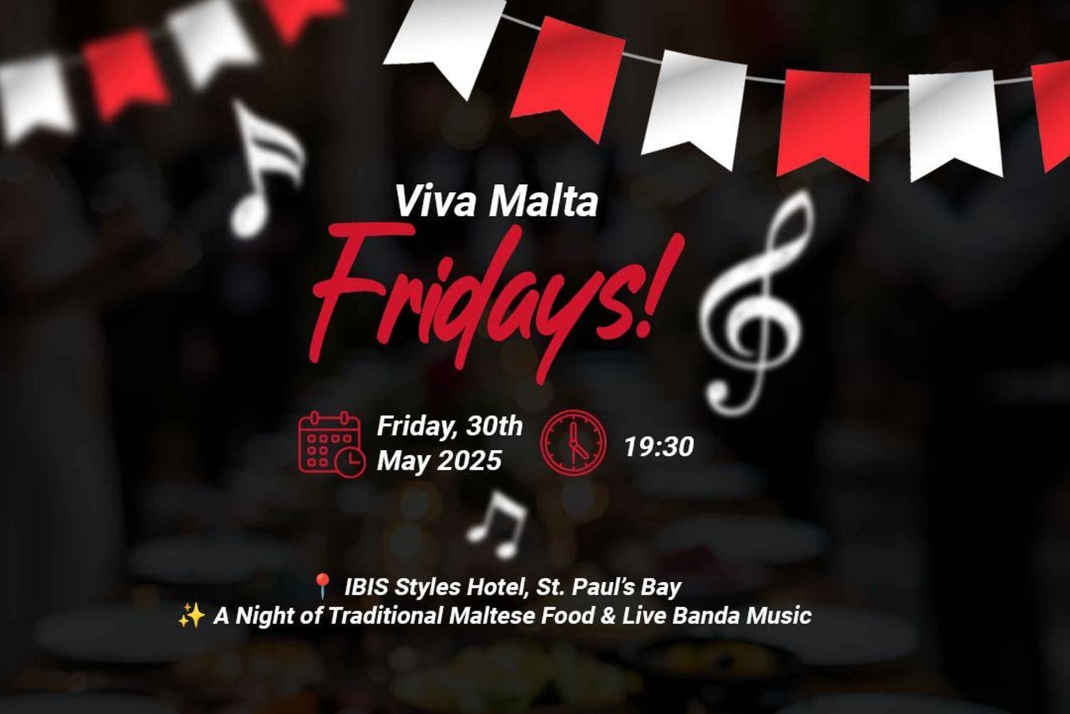 Serate 'Viva Malta' all'Ibis Styles, St Paul's Bay Malta