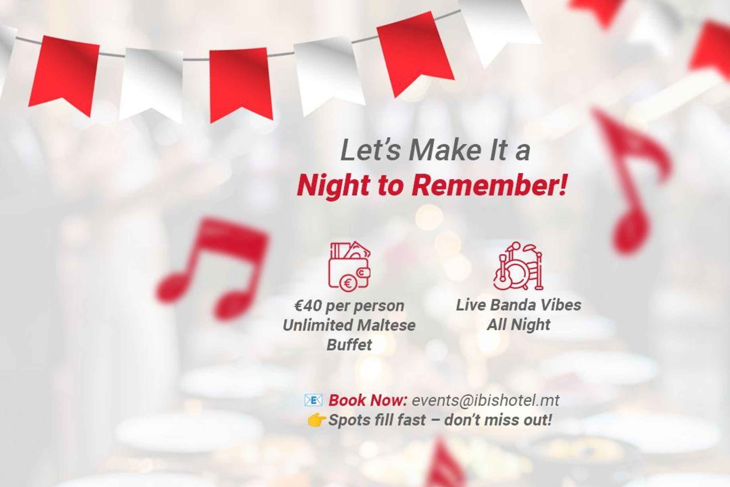 Serate 'Viva Malta' all'Ibis Styles, St Paul's Bay Malta
