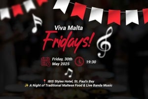 'Viva Malta'-avonden bij Ibis Styles, St Paul's Bay Malta