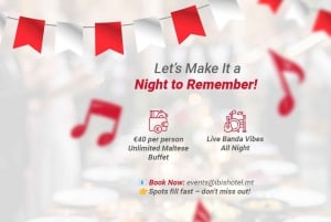 'Viva Malta'-avonden bij Ibis Styles, St Paul's Bay Malta