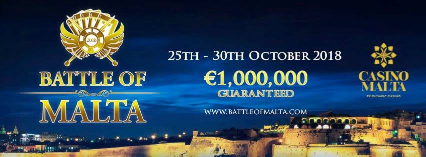 Battle of malta poker tournaments