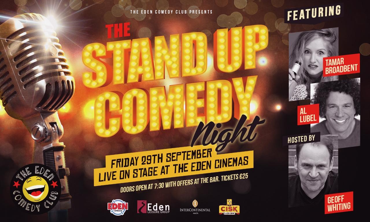 Eden Comedy Club’s 17th Stand Up Comedy Night!