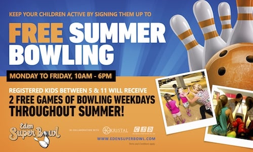 Free Summer Bowling