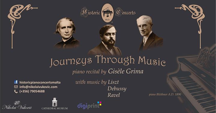 Journeys Through Music - piano recital by Gisèle Grima