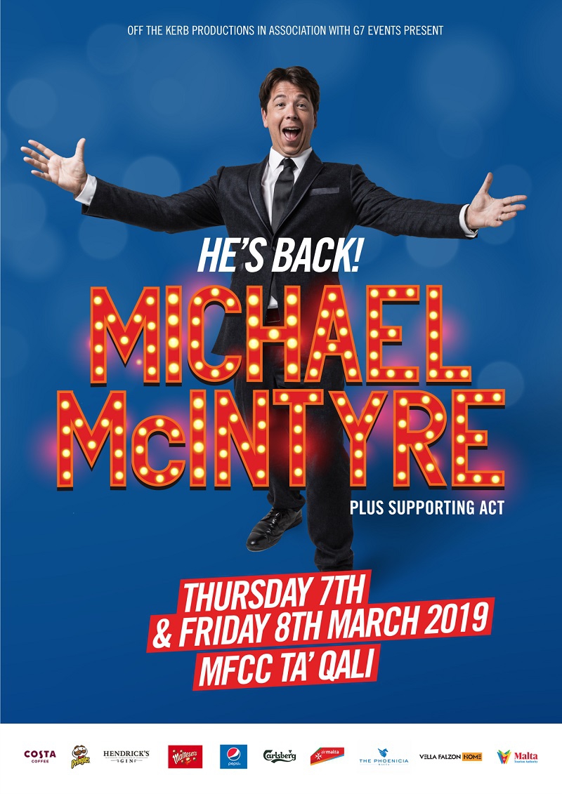 Michael McIntyre - The Big World Tour - Live in Malta - 2019 | My Guide ...