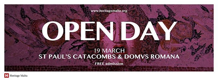 OPEN DAY - St Paul's Catacombs & Domvs Romana