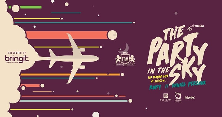 The Party in the Sky ✈ EBM & Air Malta - Presented by Bringit Affiliates