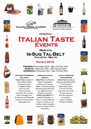 Italian Taste Event - Christmas 2018