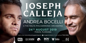 Joseph Calleja 2019 with Andrea Bocelli