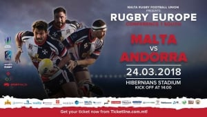 Malta vs. Andorra - Rugby Europe Conference 1 South