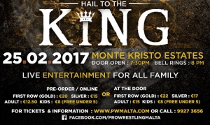 Pro Wrestling Malta presents : Hail to the King