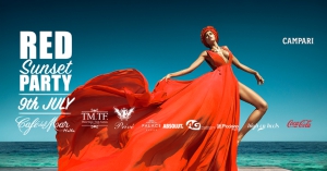 RED Sunset PARTY at Cafe Del Mar by Privé Events & TM.TF. Events