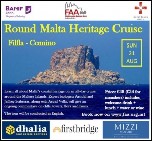 Round Malta Cruise - Filfla/Comino