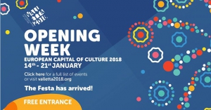 Valletta 2018 Opening Week