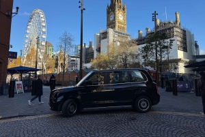 Manchester: Privat stadstur med elektrisk taxi