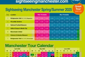 Manchester: Sightseeing Bus Tour