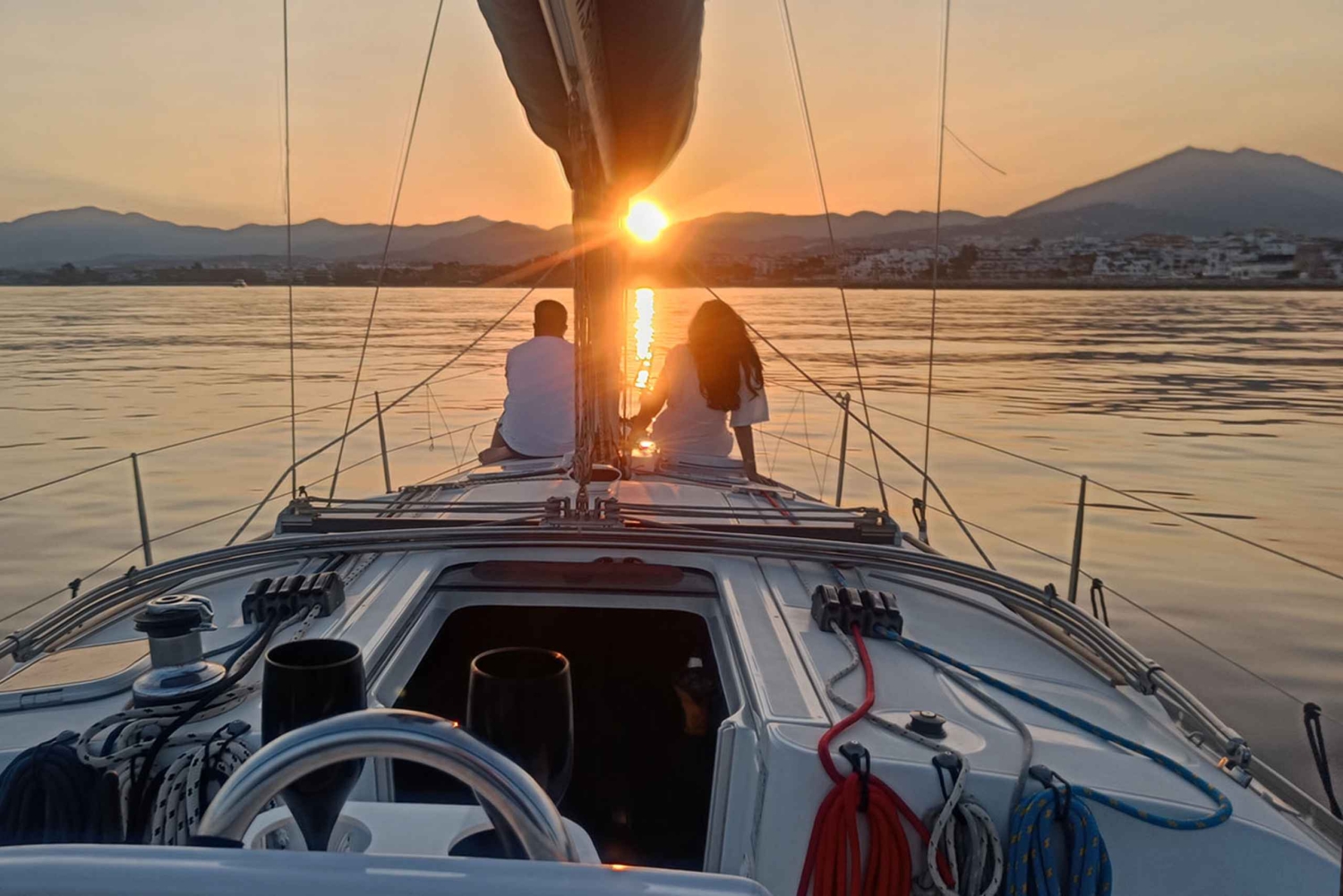 Sunset Sailing Puerto Banus Marbella
