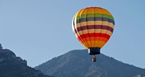Hot air balloon ride