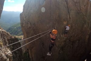 From Estepona: Vía Ferrata de Benalauria climbing tour