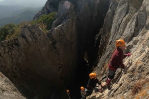 From Estepona: Vía Ferrata de Benalauria climbing tour