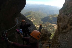 From Estepona: Vía Ferrata de Benalauria climbing tour